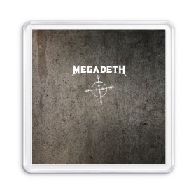 Магнит 55*55 с принтом Megadeth в Рязани, Пластик | Размер: 65*65 мм; Размер печати: 55*55 мм | dave mustaine | megadeth | music | rock | дирк вербурен | дэвид эллефсон | дэйв мастейн | кико лоурейро | мегадеф | музыка | рок | трэш метал | хард рок | хеви метал