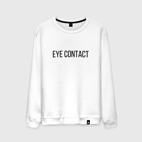 Мужской свитшот хлопок с принтом EYE CONTACT в Рязани, 100% хлопок |  | Тематика изображения на принте: contact | eye | eyes | глазной | груди | грудь | зрительный | контакт | на | надпись | не | простая | смотри