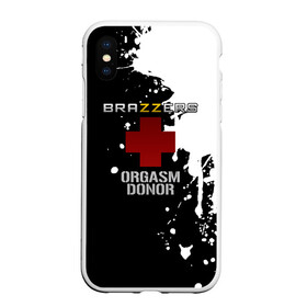 Чехол для iPhone XS Max матовый с принтом Brazzers orgasm donor в Рязани, Силикон | Область печати: задняя сторона чехла, без боковых панелей | Тематика изображения на принте: brazzers | ананизм | бразерс | браззерс | братья | звезда | мостурба | надпись | прикол | проно хуб | сайт | с