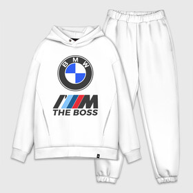 Мужской костюм хлопок OVERSIZE с принтом BMW BOSS | БМВ БОСС в Рязани,  |  | bmw | bmw performance | m | motorsport | performance | бмв | бэха | моторспорт