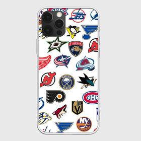 Чехол для iPhone 12 Pro Max с принтом NHL PATTERN в Рязани, Силикон |  | Тематика изображения на принте: anaheim ducks | arizona coyotes | boston bruins | buffalo sabres | calgary flames | canadiens de montreal | carolina hurricanes | chicago blackhawks | colorado avalanche | columbus blue jackets | dallas stars | detroit red wings | edmonton oil | hockey | 