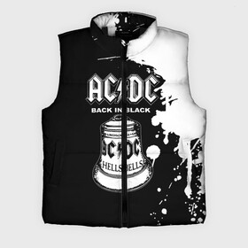 Мужской жилет утепленный 3D с принтом AC DC Back in Black в Рязани,  |  | ac dc | acdc | acdc ас дс | angus | back in black | highway to hell | mckinnon | young | австралийская | ангус янг | ас дс | асдс | блюз | в форме | гитара | группа | крис слэйд | метал | молния | музыка | п | певец | рок | рок н ролл