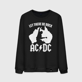 Мужской свитшот хлопок с принтом Let there be rock в Рязани, 100% хлопок |  | ac dc | acdc | acdc ас дс | angus | back in black | highway to hell | mckinnon | young | австралийская | ангус янг | ас дс | асдс | блюз | в форме | гитара | группа | крис слэйд | метал | молния | музыка | п | певец | рок | рок н ролл