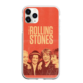 Чехол для iPhone 11 Pro Max матовый с принтом The Rolling Stones в Рязани, Силикон |  | Тематика изображения на принте: mick jagger | music | rock | rolling stones | музыка | рок