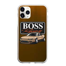 Чехол для iPhone 11 Pro Max матовый с принтом Boss Racing в Рязани, Силикон |  | Тематика изображения на принте: auto | check point | city style | jdm | street racing | авто | автомобиль | ам | гонщик | ждм | машина | скорость | стритрейсеры | уличные гонки