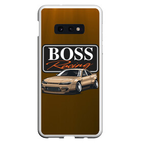 Чехол для Samsung S10E с принтом Boss Racing в Рязани, Силикон | Область печати: задняя сторона чехла, без боковых панелей | auto | check point | city style | jdm | street racing | авто | автомобиль | ам | гонщик | ждм | машина | скорость | стритрейсеры | уличные гонки