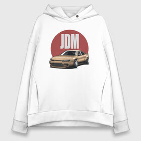 Женское худи Oversize хлопок с принтом JDM в Рязани, френч-терри — 70% хлопок, 30% полиэстер. Мягкий теплый начес внутри —100% хлопок | боковые карманы, эластичные манжеты и нижняя кромка, капюшон на магнитной кнопке | 2020 | auto | jdm | racing | sport | авто | автомобиль | автомобильные | ам | бренд | дрифт | марка | машины | спорт | тюнинг