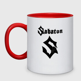 Кружка двухцветная с принтом Sabaton в Рязани, керамика | объем — 330 мл, диаметр — 80 мм. Цветная ручка и кайма сверху, в некоторых цветах — вся внутренняя часть | battle | panzerkampf | primo victoria | sabaton | the art of war | the great war | атака мертвецов | бисмарк | броден | войны | группа | йоаким | латный ботинок | метал | ночные ведьмы | пауэр | рок | рыцарские доспехи | сабатон