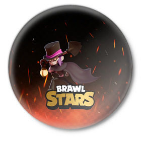 Значок с принтом Brawl stars Mortis Мортис в Рязани,  металл | круглая форма, металлическая застежка в виде булавки | brawl | brawl stars | brawlstars | brawl_stars | jessie | mortis | бравл | бравлстарс | мортис