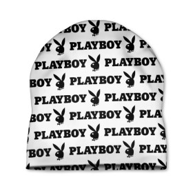 Шапка 3D с принтом PLAYBOY в Рязани, 100% полиэстер | универсальный размер, печать по всей поверхности изделия | brand | brazzers | fake taxi | faketaxi | hub | mode | playboy | бразерс | бренд | мода | фейк такси