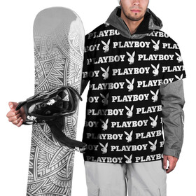 Накидка на куртку 3D с принтом PLAYBOY PATTERN | ПЛЕЙБОЙ ПАТТЕРН (Z) в Рязани, 100% полиэстер |  | brand | brazzers | fake taxi | faketaxi | hub | mode | playboy | бразерс | бренд | мода | фейк такси
