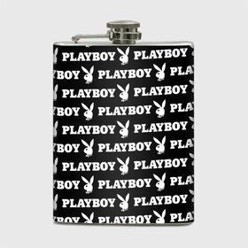 Фляга с принтом PLAYBOY PATTERN | ПЛЕЙБОЙ ПАТТЕРН (Z) в Рязани, металлический корпус | емкость 0,22 л, размер 125 х 94 мм. Виниловая наклейка запечатывается полностью | Тематика изображения на принте: brand | brazzers | fake taxi | faketaxi | hub | mode | playboy | бразерс | бренд | мода | фейк такси