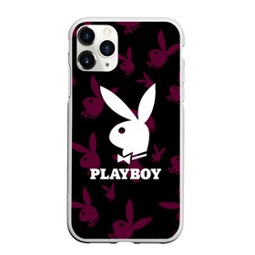 Чехол для iPhone 11 Pro матовый с принтом PLAYBOY в Рязани, Силикон |  | Тематика изображения на принте: brand | brazzers | fake taxi | faketaxi | hub | mode | playboy | бразерс | бренд | мода | фейк такси