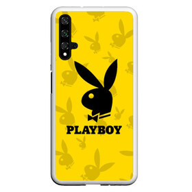 Чехол для Honor 20 с принтом PLAYBOY в Рязани, Силикон | Область печати: задняя сторона чехла, без боковых панелей | Тематика изображения на принте: brand | brazzers | fake taxi | faketaxi | hub | mode | playboy | бразерс | бренд | мода | фейк такси