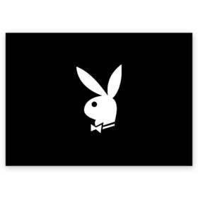 Поздравительная открытка с принтом PLAYBOY в Рязани, 100% бумага | плотность бумаги 280 г/м2, матовая, на обратной стороне линовка и место для марки
 | brand | brazzers | fake taxi | faketaxi | hub | mode | playboy | бразерс | бренд | мода | фейк такси