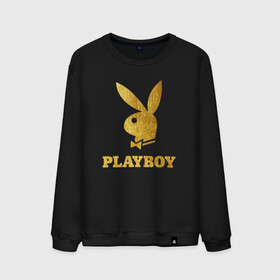 Мужской свитшот хлопок с принтом PLAYBOY GOLD в Рязани, 100% хлопок |  | Тематика изображения на принте: brand | brazzers | fake taxi | faketaxi | hub | mode | playboy | бразерс | бренд | мода | фейк такси