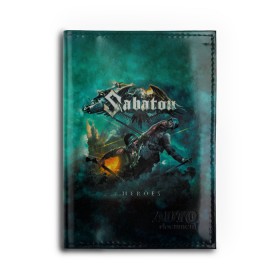 Обложка для автодокументов с принтом Sabaton в Рязани, натуральная кожа |  размер 19,9*13 см; внутри 4 больших “конверта” для документов и один маленький отдел — туда идеально встанут права | battle | panzerkampf | primo victoria | sabaton | the art of war | the great war | атака мертвецов | бисмарк | броден | войны | группа | йоаким | латный ботинок | метал | ночные ведьмы | пауэр | рок | рыцарские доспехи | сабатон