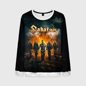 Мужской свитшот 3D с принтом Sabaton в Рязани, 100% полиэстер с мягким внутренним слоем | круглый вырез горловины, мягкая резинка на манжетах и поясе, свободная посадка по фигуре | battle | panzerkampf | primo victoria | sabaton | the art of war | the great war | атака мертвецов | бисмарк | броден | войны | группа | йоаким | латный ботинок | метал | ночные ведьмы | пауэр | рок | рыцарские доспехи | сабатон