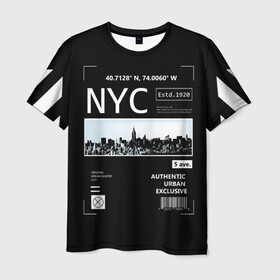 Мужская футболка 3D с принтом New-York Strips в Рязани, 100% полиэфир | прямой крой, круглый вырез горловины, длина до линии бедер | fashion | hypebeast | off | off white | streetwear | virgil abloh | white | вайт | итальянский | мода | офф | офф вайт | стаил | стритвир | уличный | урбан