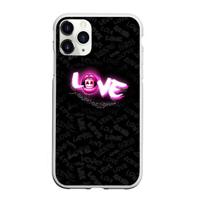 Чехол для iPhone 11 Pro Max матовый с принтом Love M (Oko) в Рязани, Силикон |  | dj | love | marshmello | oko | губы | диджей | дочке | женщине | зефир | идея | коллаж | лайк | любовь | маршмелло | маршмеллоу | маршмело | музыка | око | подруге | прикольный | рот | сестре | слова | язык