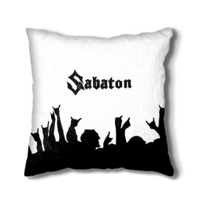 Подушка 3D с принтом SABATON в Рязани, наволочка – 100% полиэстер, наполнитель – холлофайбер (легкий наполнитель, не вызывает аллергию). | состоит из подушки и наволочки. Наволочка на молнии, легко снимается для стирки | sabaton | skull | даниель муллбак | йоаким броден | крис рёланд | оскар монтелиус | пэр сундстрём | рикард сунден | сабатон | скелет | тоббе энглунд | томми юханссон | ханнес ван дал | черепа