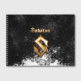 Альбом для рисования с принтом SABATON в Рязани, 100% бумага
 | матовая бумага, плотность 200 мг. | sabaton | skull | даниель муллбак | йоаким броден | крис рёланд | оскар монтелиус | пэр сундстрём | рикард сунден | сабатон | скелет | тоббе энглунд | томми юханссон | ханнес ван дал | черепа