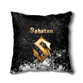 Подушка 3D с принтом SABATON в Рязани, наволочка – 100% полиэстер, наполнитель – холлофайбер (легкий наполнитель, не вызывает аллергию). | состоит из подушки и наволочки. Наволочка на молнии, легко снимается для стирки | sabaton | skull | даниель муллбак | йоаким броден | крис рёланд | оскар монтелиус | пэр сундстрём | рикард сунден | сабатон | скелет | тоббе энглунд | томми юханссон | ханнес ван дал | черепа