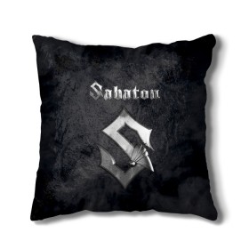 Подушка 3D с принтом SABATON в Рязани, наволочка – 100% полиэстер, наполнитель – холлофайбер (легкий наполнитель, не вызывает аллергию). | состоит из подушки и наволочки. Наволочка на молнии, легко снимается для стирки | sabaton | skull | даниель муллбак | йоаким броден | крис рёланд | оскар монтелиус | пэр сундстрём | рикард сунден | сабатон | скелет | тоббе энглунд | томми юханссон | ханнес ван дал | черепа