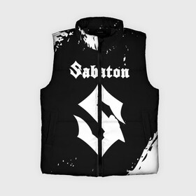 Женский жилет утепленный 3D с принтом SABATON в Рязани,  |  | sabaton | skull | даниель муллбак | йоаким броден | крис рёланд | оскар монтелиус | пэр сундстрём | рикард сунден | сабатон | скелет | тоббе энглунд | томми юханссон | ханнес ван дал | черепа