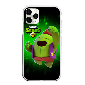 Чехол для iPhone 11 Pro матовый с принтом Brawn Stars Spike в Рязани, Силикон |  | brawl | brawl stars | brawlstars | brawl_stars | jessie | poco | бравл | бравлстарс | поко