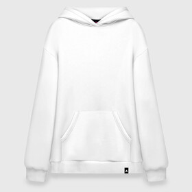 Худи SuperOversize хлопок с принтом Supernatural Logo (White) в Рязани, 70% хлопок, 30% полиэстер, мягкий начес внутри | карман-кенгуру, эластичная резинка на манжетах и по нижней кромке, двухслойный капюшон
 | supernatural | vdzabma | сверхъестественное