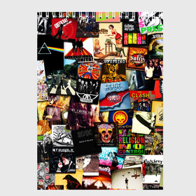Скетчбук с принтом Альбомы лучших РОК групп в Рязани, 100% бумага
 | 48 листов, плотность листов — 100 г/м2, плотность картонной обложки — 250 г/м2. Листы скреплены сверху удобной пружинной спиралью | ac | beatles | clash | day | dc | floyd | green | korn | marshmello | music | nirvana | punk | rammstein | rock | sabaton | slayer | slipknot | toxic | альбом | альбомы | группы | лучшие | музыка | нирвана | рок