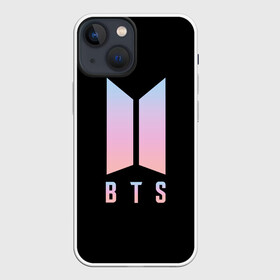 Чехол для iPhone 13 mini с принтом BTS LOGO | БТС ЛОГО (Z) в Рязани,  |  | beta cov b | biohazard | bts | mask | sars cov | биохазард | бтс | вирус | вирус из китая | китай | коронавирус | маски | медицина | медицинская маска | пневмония | ухань | эпидемия