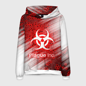 Мужская толстовка 3D с принтом PLAGUE INC в Рязани, 100% полиэстер | двухслойный капюшон со шнурком для регулировки, мягкие манжеты на рукавах и по низу толстовки, спереди карман-кенгуру с мягким внутренним слоем. | inc evolved | plague evolved | plague inc | plague inc evolved | plague пк. | игра вирус