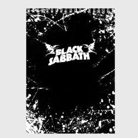 Скетчбук с принтом Black Sabbath в Рязани, 100% бумага
 | 48 листов, плотность листов — 100 г/м2, плотность картонной обложки — 250 г/м2. Листы скреплены сверху удобной пружинной спиралью | black | black sabath | black sabbath | hard rock | heavy metal | ozzy | sabath | блэк сабат | группы | метал | музыка | оззи | оззи осборн | ози | осборн | рок | хард рок | хэви метал