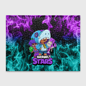 Обложка для студенческого билета с принтом BRAWL STARS LEON SHARK в Рязани, натуральная кожа | Размер: 11*8 см; Печать на всей внешней стороне | Тематика изображения на принте: brawl stars | brawl stars leon shark | brawler | emz | leon | rosa | акула леон | бравл старз | бравлер | леон | роза | эмз