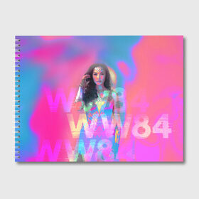 Альбом для рисования с принтом Wonder Woman 1984 в Рязани, 100% бумага
 | матовая бумага, плотность 200 мг. | Тематика изображения на принте: 1984 | cheetah | dc comics | diana prince | vdkotan | wonder women | ww84 | антиопа | вандер вумен | галь гадот | гепарда | диана принс | стив тревор | чудо женщина