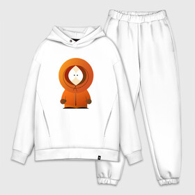 Мужской костюм хлопок OVERSIZE с принтом ЮЖНЫЙ ПАРК в Рязани,  |  | kenny | south park | кенни | мультфильмы | саус парк | южный парк