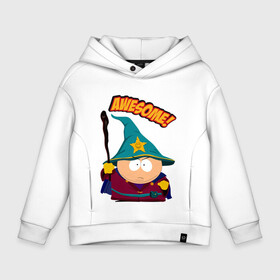 Детское худи Oversize хлопок с принтом CARTMAN в Рязани, френч-терри — 70% хлопок, 30% полиэстер. Мягкий теплый начес внутри —100% хлопок | боковые карманы, эластичные манжеты и нижняя кромка, капюшон на магнитной кнопке | animation | cartman | colorado | eric | gangsta | hip hop | kenny | n.w.a | san | south park | usa | волшебник | жесть | картман | магия | мультфильмы | шикарно | эрик | южный парк