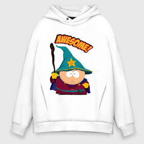 Мужское худи Oversize хлопок с принтом CARTMAN в Рязани, френч-терри — 70% хлопок, 30% полиэстер. Мягкий теплый начес внутри —100% хлопок | боковые карманы, эластичные манжеты и нижняя кромка, капюшон на магнитной кнопке | animation | cartman | colorado | eric | gangsta | hip hop | kenny | n.w.a | san | south park | usa | волшебник | жесть | картман | магия | мультфильмы | шикарно | эрик | южный парк