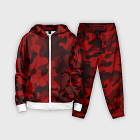 Детский костюм 3D с принтом RED MILITARY | КРАСНЫЙ КАМУФЛЯЖ в Рязани,  |  | abstract | camo | geometry | geometry stripes | military | texture | абстракция | геометрические полосы | геометрия | камуфляж | милитари | текстура