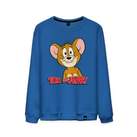 Мужской свитшот хлопок с принтом Jerry в Рязани, 100% хлопок |  | spike | tom  jerry | tom and jerry | tomjerry | tuffy | vdgerir | мамочка два тапочка | том и джери | том и джерри