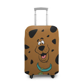 Чехол для чемодана 3D с принтом Scooby-Doo в Рязани, 86% полиэфир, 14% спандекс | двустороннее нанесение принта, прорези для ручек и колес | scooby doo | vdosadir | скуберт фон дуенхеймер | скуби ду | уильям ханна
