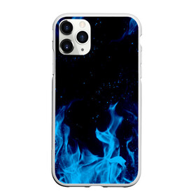 Чехол для iPhone 11 Pro Max матовый с принтом СИНИЙ ОГОНЬ в Рязани, Силикон |  | abstraction | blue fire | bones | fire | geometry | hexagon | neon | paints | skull | stripes | texture | triangle | абстракция | брызги | геометрия | краски | неон | неоновый | огонь | соты | текстура | черепа