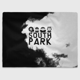 Плед 3D с принтом South Park в Рязани, 100% полиэстер | закругленные углы, все края обработаны. Ткань не мнется и не растягивается | Тематика изображения на принте: south park | sp | батерс | баттерс | гарисон | енот | кайл  брофловски | картман | кеннет | кенни | маки | макки | маккормик | марш | мистер | мистереон | мультфильм | полотенчик | ренди | саус парк | сауспарк