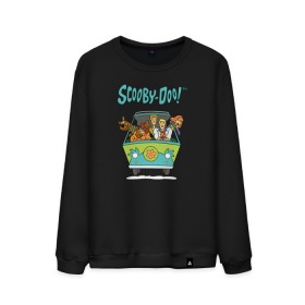 Мужской свитшот хлопок с принтом Scooby-Doo в Рязани, 100% хлопок |  | fred jones | scooby doo | vdosadir | velma dinkle | велма динкли | дафна блейк | скуберт фон дуенхеймер | скуби ду | уильям ханна | фред джонс | шегги