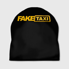 Шапка 3D с принтом Fake Taxi в Рязани, 100% полиэстер | универсальный размер, печать по всей поверхности изделия | fake taxi | faketaxi | taxi | такси | таксист | фейк такси | фейковое такси | фейктакси