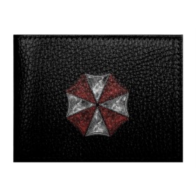 Обложка для студенческого билета с принтом Umbrella Corporation в Рязани, натуральная кожа | Размер: 11*8 см; Печать на всей внешней стороне | 2 | biohazard | claire | evil | horror | raccoon | resident | survival | t virus | t вирус | выживание | зла | кеннеди | клэр | леон | обитель | раккун | редфилд | скотт | ужас