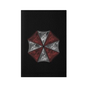 Обложка для паспорта матовая кожа с принтом Umbrella Corporation в Рязани, натуральная матовая кожа | размер 19,3 х 13,7 см; прозрачные пластиковые крепления | 2 | biohazard | claire | evil | horror | raccoon | resident | survival | t virus | t вирус | выживание | зла | кеннеди | клэр | леон | обитель | раккун | редфилд | скотт | ужас