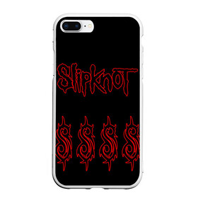 Чехол для iPhone 7Plus/8 Plus матовый с принтом Slipknot (5) в Рязани, Силикон | Область печати: задняя сторона чехла, без боковых панелей | devil | metal | music | rock | satana | slipknot | дьявол | метал | музыка | рок | сатана | слипкнот